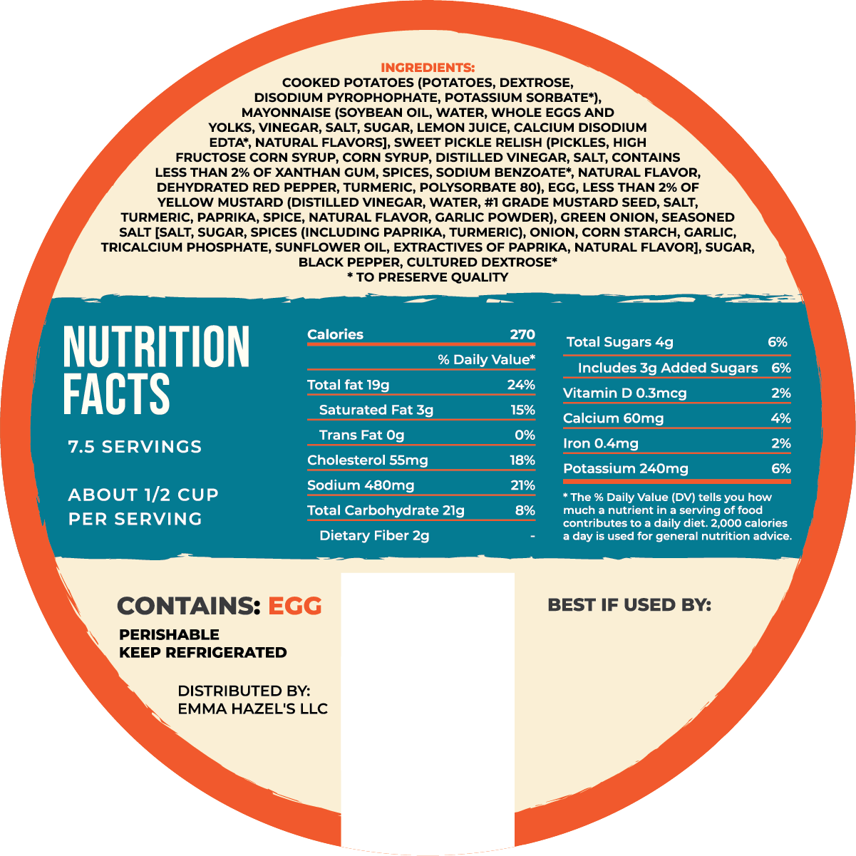 Auntie Ursula's Homestyle Potato Salad